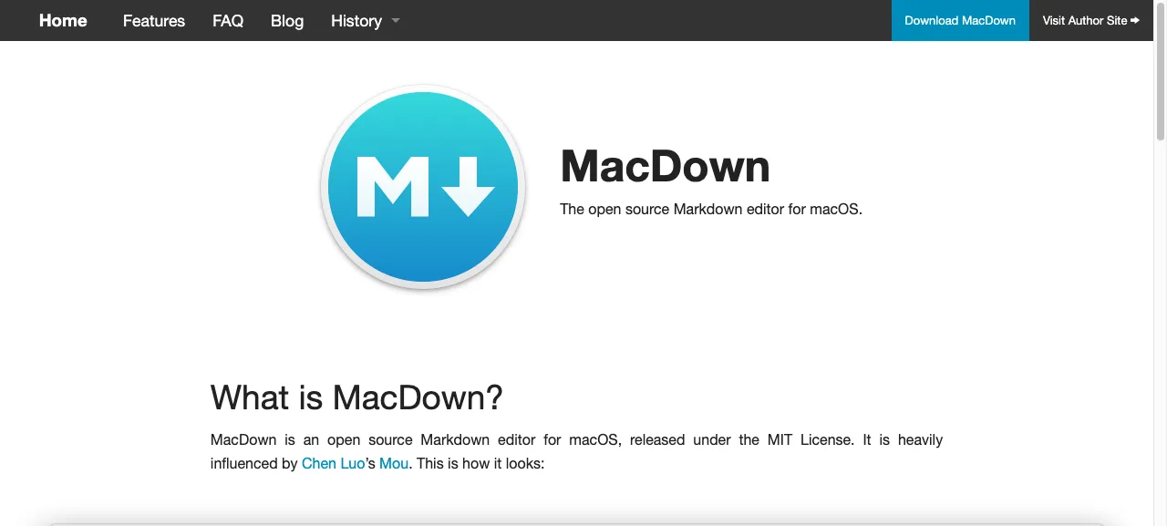 MacDown screenshot